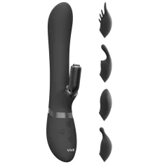 Vive Chou - vibratore 4 in 1 con braccio clitorideo (nero)