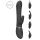 Vive Chou - vibratore clitorideo 4in1 con braccio - silicone nero