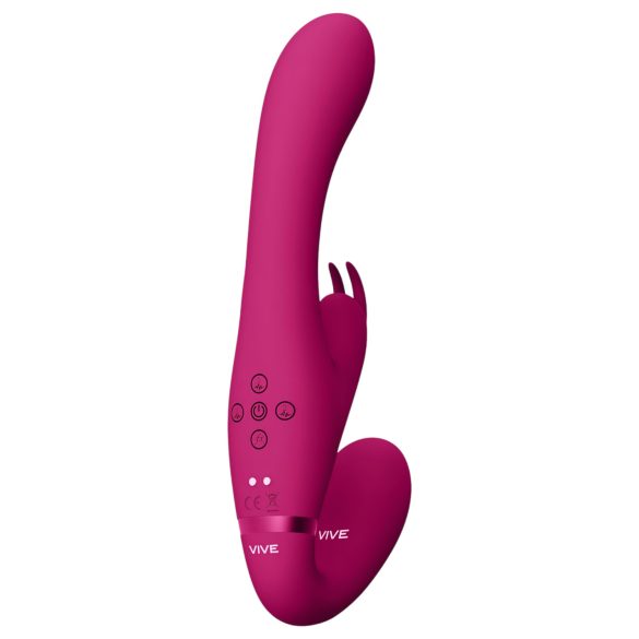 Vive Suki - strap-on vibratore senza imbracatura - silicone rosa