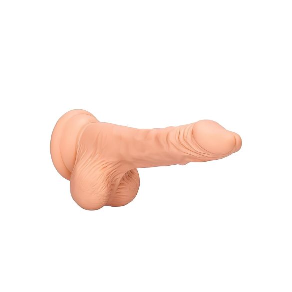 RealRock - dildo realistico con testicoli - 17cm - colore naturale