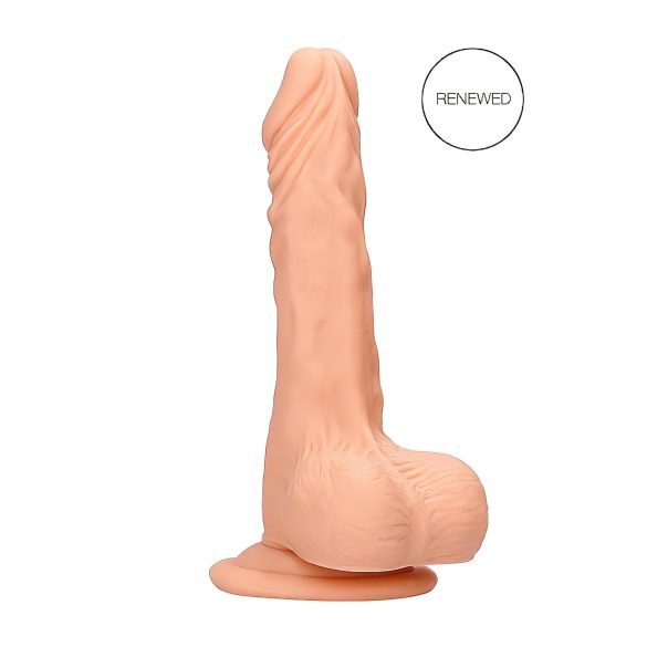 RealRock Dong 10 - dildo realistico con testicoli (25 cm) - naturale