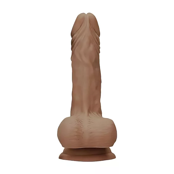 RealRock - dildo realistico con testicoli 25cm - colore naturale scuro