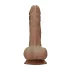 RealRock - dildo realistico con testicoli 25cm - colore naturale scuro