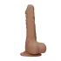 RealRock - dildo realistico con testicoli 25cm - colore naturale scuro