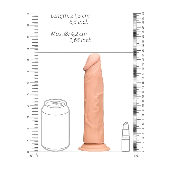 RealRock - dildo realistico 20 cm - colore naturale