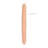 RealRock Doppio Dong 14 - doppio dildo (36cm) - naturale