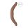 RealRock Double Dong 14 - Doppio Dildo (36cm) - Naturale Scuro