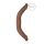 RealRock Double Dong 18 - doppio dildo 46 cm - naturale scuro
