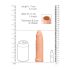 RealRock - Estensione pene - 17 cm - colore naturale