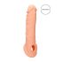 RealRock - estensore pene 21cm - trasparente natura