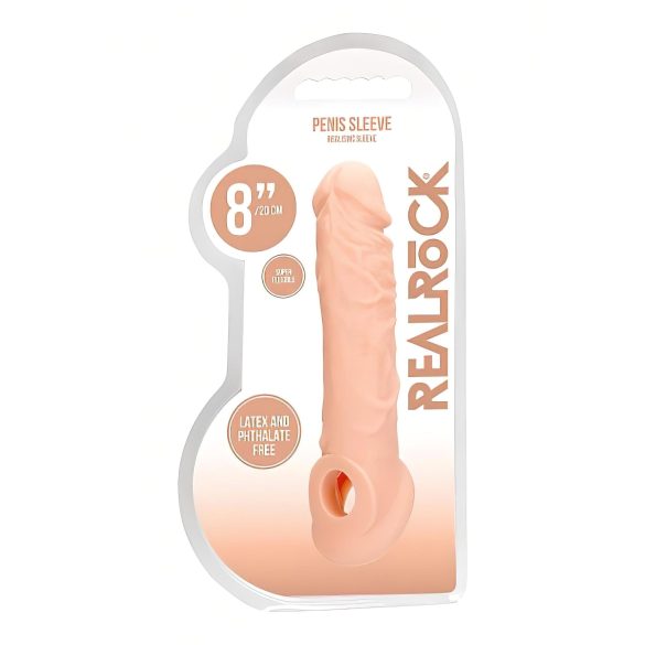 RealRock - estensore pene 21cm - trasparente natura