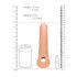 RealRock - Estensione pene - 21,5 cm - colore naturale