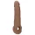 RealRock - guaina fallo realistico - 21,5 cm - colore naturale scuro