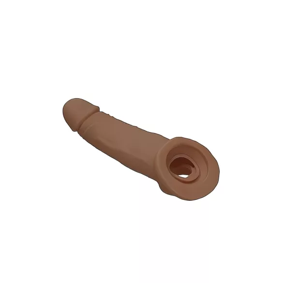 RealRock - guaina fallo realistico - 21,5 cm - colore naturale scuro