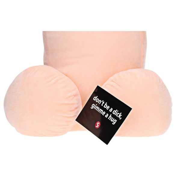 Abbracciabile - peluche a forma di pene - 60 cm - beige