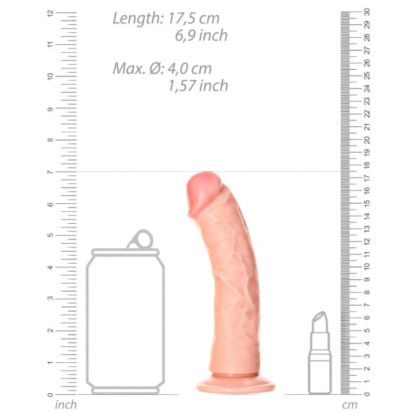 RealRock - dildo realistico con ventosa - 15,5 cm - colore naturale