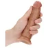 RealRock - dildo realistico - 15,5 cm - pelle scura