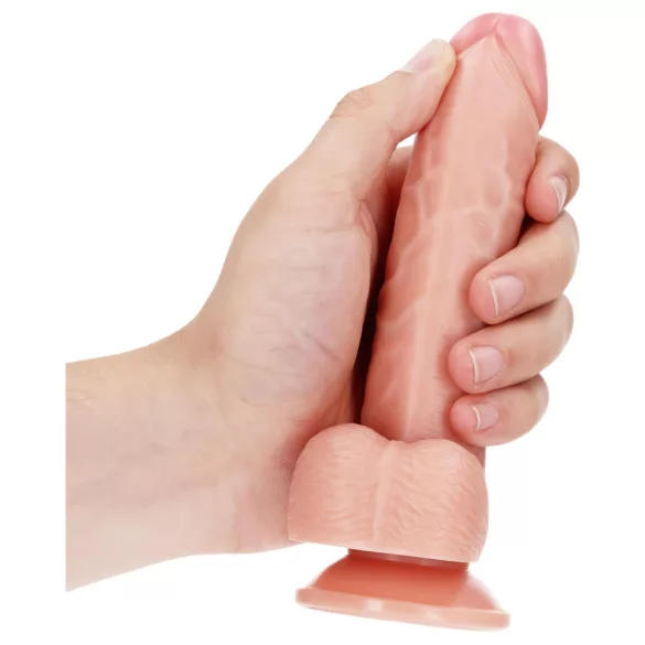 RealRock - dildo realistico con ventosa - 15,5 cm pelle chiara