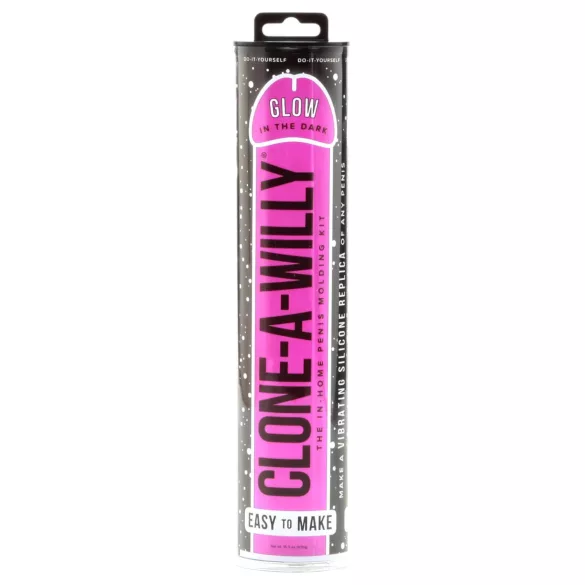 Clone-a-Willy - kit per calco pene luminoso - rosa