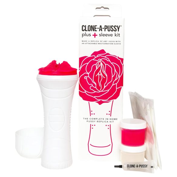 Clone-a-Pussy - kit per calco della vulva e manicotto - silicone rosa