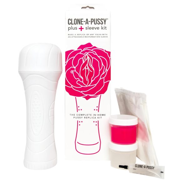 Clone-a-Pussy - kit per calco della vulva e manicotto - silicone rosa