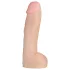 Doc Johnson Vac-U-Lock Hung 12 - dildo realistico con testicoli - color carne