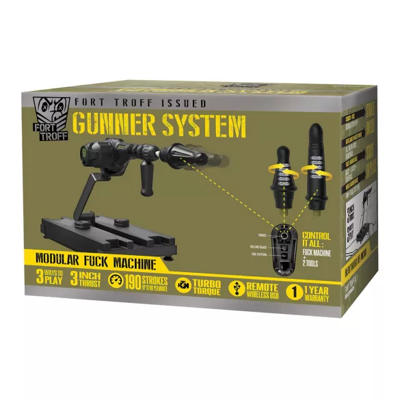 Doc Johnson Gunner System - macchina del sesso elettrica - nero
