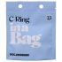 Doc Johnson C-Ring - anello fallico in silicone (nero)