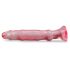Crystal Jellies - dildo anale con ventosa - silicone rosa