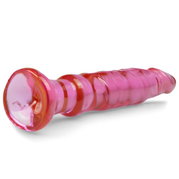 Crystal Jellies - dildo anale con ventosa - silicone rosa