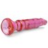 Crystal Jellies - dildo anale rosa con ventosa