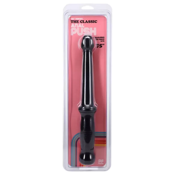 Doc Johnson - dildo anale con manico - silicone nero