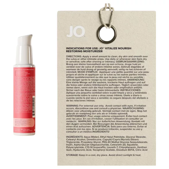 System JO Vitalize - crema idratante intima (60 ml)