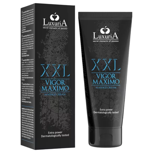 LuxuriA Vigor Maximo XXL - crema ingrandimento pene e idratante - 75ml