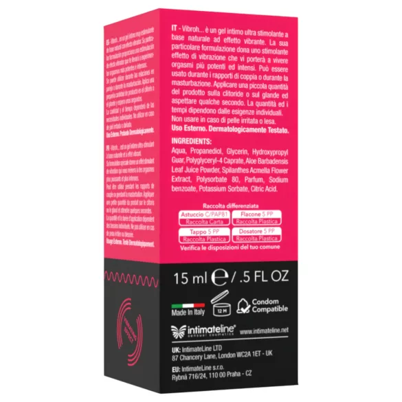 Vibroh - vibratore liquido stimolante - 15ml
