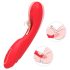 Bestoy - vibratore rosso per il punto G con linguetta