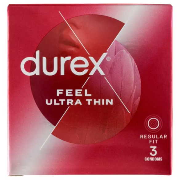 Durex Feel Ultra Thin - preservativo ultra sottile realistico (3 pezzi)