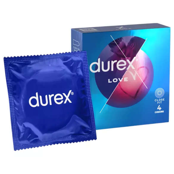 Durex Love - preservativi misura piccola - confezione da 4 pezzi