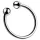 Anello per glande in acciaio inox - per ritardare l’eiaculazione (30mm)
