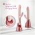 Blush Fraya - vibratore rabbit con stimolatore clitorideo - silicone rosa