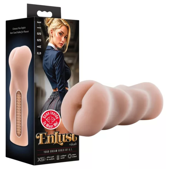 Enlust Cassie - masturbatore anale realistico - silicone color carne