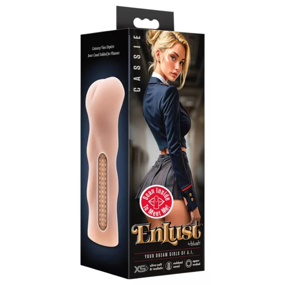 Enlust Cassie - masturbatore anale realistico - silicone color carne