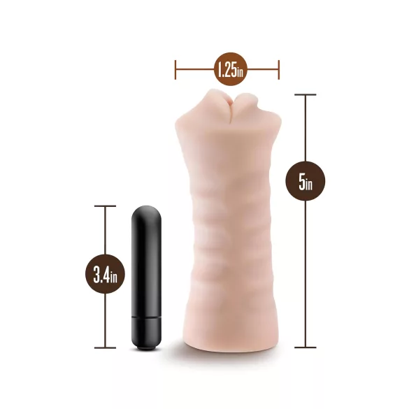 Enlust Nicole - bocca vibrante realistico - silicone naturale