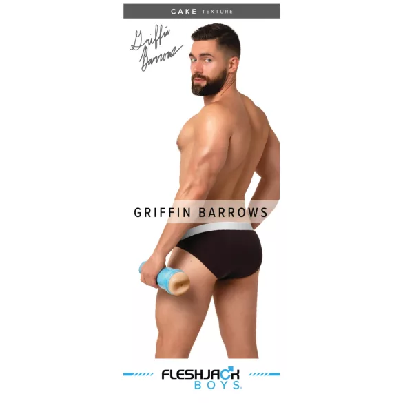 Fleshjack Griffin Barrows - masturbatore realistico anale - silicone color carne