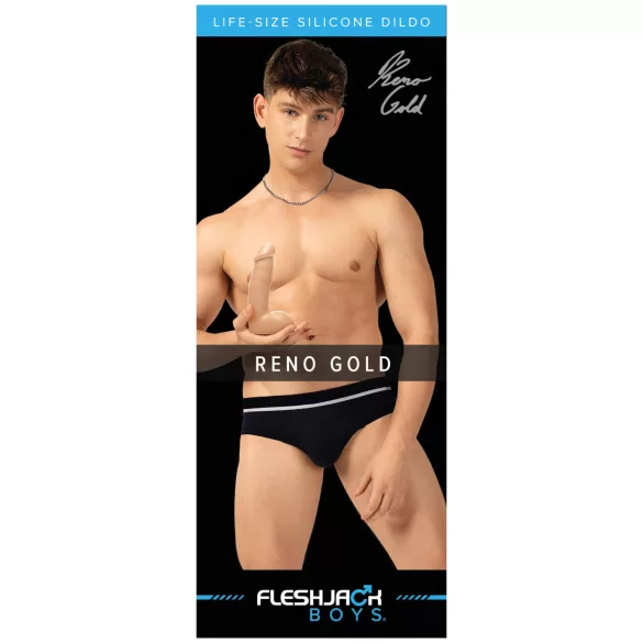 Fleshjack Reno Gold - dildo realistico - effetto pelle - colore naturale
