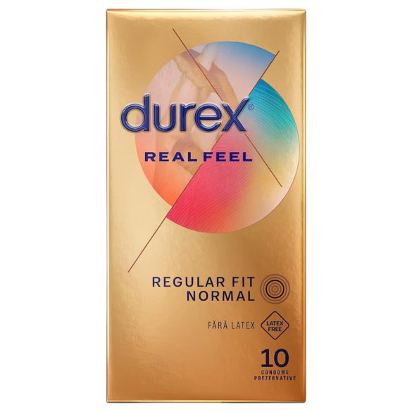 Durex Real Feel - preservativi senza lattice - 10 pezzi