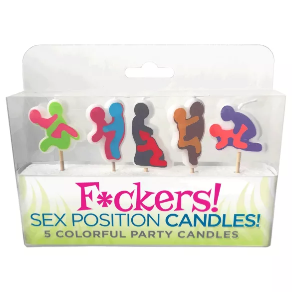 F*ckers! - candele per posizioni sessuali - set 5 pezzi