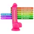 Blush Neo - dildo con ventosa - 19 cm - silicone rosa