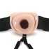 Dr. Skin 6,5 - Dildo cavo con cinghie - 15cm (naturale)