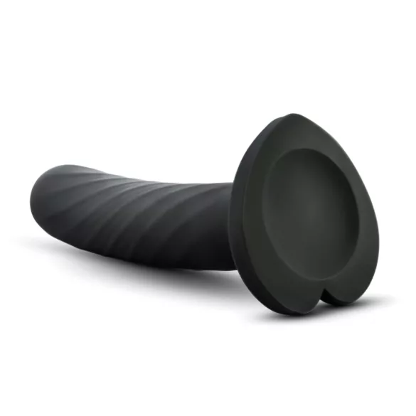 Temptasia Twist Small - dildo nero tortuoso con ventosa